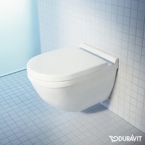 Подвесной унитаз чаша Duravit Starck 3 Rimless 2527090000 безободковая белый-фото2