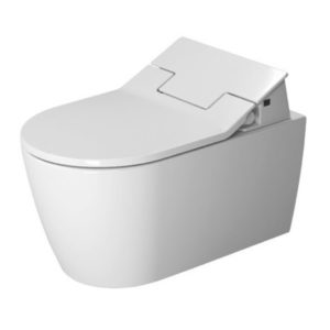 Подвесной унитаз Duravit ME by Starck Rimless с крышкой биде SensoWash Slim 2529590000/611000002304300 белый-фото1