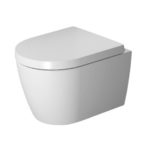 Подвесной унитаз чаша Duravit ME by Starck Rimless 2530090000 безободковая компакт белый-фото1