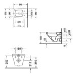 Подвесной унитаз чаша Duravit DuraStyle 2536090000 белый-фото2