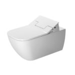 Подвесной унитаз чаша Duravit Happy D.2 Rimless 2550590000 безободковая для крышки-биде SensoWash белый-фото1