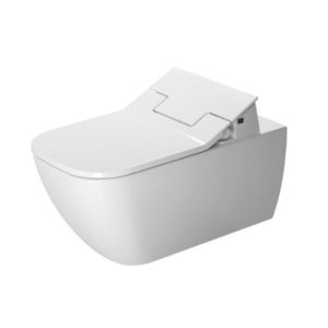 Подвесной унитаз Duravit Happy D.2 Rimless с крышкой биде SensoWash Slim 2226590000/611000002304300 белый-фото1