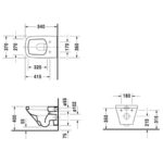 Подвесной унитаз чаша Duravit DuraStyle 2552090000-фото2