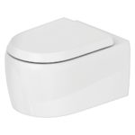 Подвесной унитаз чаша Duravit Qatego Rimless 2556090000 безободковая белый-фото1