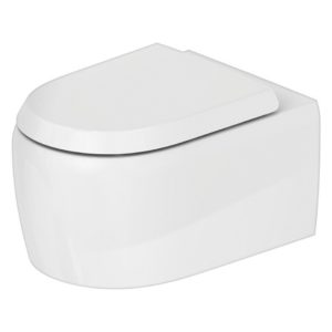 Подвесной унитаз чаша Duravit Qatego Rimless 2556090000 безободковая белый-фото1