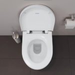 Подвесной унитаз чаша Duravit No.1 Rimless 2562090000 безободковая белый-фото3