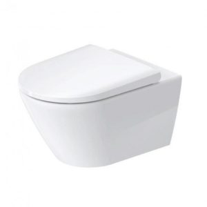 Подвесной унитаз чаша Duravit D-Neo Rimless 2577090000 безободковая белый-фото1