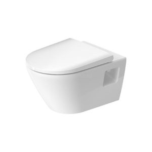 Подвесной унитаз чаша Duravit D-Neo Rimless 2578090000 безободковая белый-фото1