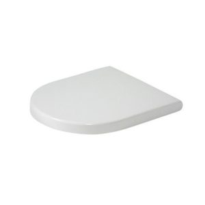 Унитаз подвесной Duravit Starck 3 42000900A1 чаша 2200090000 с сиденьем SoftClose 0063890000 белый-фото2