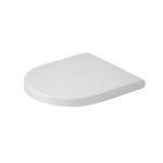 Унитаз подвесной Duravit Starck 3 Rimless 45270900A1 безободковый 2527090000 с сиденьем SoftClose 0063890000 белый-фото2