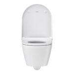 Подвесной унитаз компакт c сиденьем Duravit D-Neo 45880900A1 безободковый белый-фото3