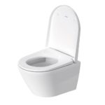 Подвесной унитаз компакт c сиденьем Duravit D-Neo 45880900A1 безободковый белый-фото5