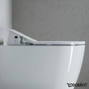 Крышка биде 3 режима Duravit SensoWash Slim 611000002304300 электронная белая-фото2