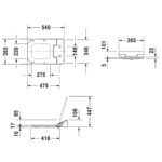 Крышка-биде Duravit SensoWash Slim 611300002000300 611300002304300 для Happy D.2-фото2