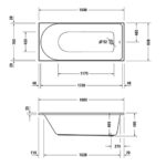Ванна акриловая Duravit D-Neo 180х80 700475000000000 прямоугольная-фото2