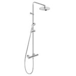 Душевая система Duravit B.2 B24280008010 термостат с верхним душем 250 хром-фото1
