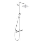 Душевая система Duravit C.1 C14280008010 термостат с верхним душем 230 хром-фото1