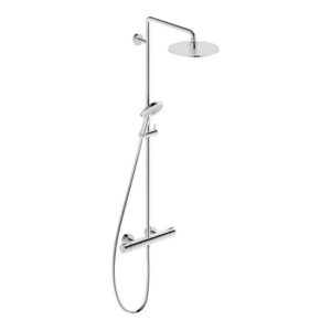 Душевая система Duravit C.1 C14280008010 термостат с верхним душем 230 хром-фото1