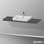 Столешница для тумбы Duravit Happy D.2 Plus HP031KM8080 1300×550 мм Graphit Super Matt-фото2
