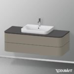 Столешница для тумбы Duravit Happy D.2 Plus HP031KM8080 1300×550 мм Graphit Super Matt-фото3