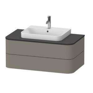 Тумба под столешницу с раковиной Duravit Happy D.2 Plus HP497109292 1000x550x408 Stone Grey Satin Matt-фото1