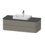 Тумба под столешницу с раковиной Duravit Happy D.2 Plus HP497209292 1300x550x408 Stone Grey Satin Matt-фото1