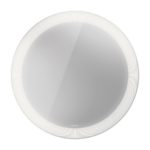 Зеркало с подсветкой Duravit Happy D.2 Plus HP7481S0000 ⌀900 мм декор Radial-фото1