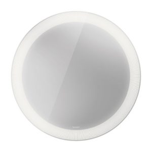 Зеркало с подсветкой Duravit Happy D.2 Plus HP7481S0000 ⌀900 мм декор Radial-фото1