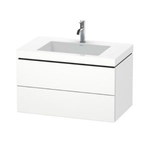 Тумба с раковиной Duravit L-Cube LC6927O1818 белый матовый 800х480х500 мм-фото1