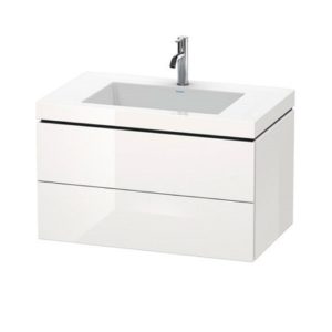 Тумба с раковиной Duravit L-Cube LC6927O2222 белый глянцевый 800х480х500 мм-фото1