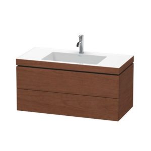 Тумба с раковиной Duravit L-Cube LC6928O1313 американский орех 1000х480х500 мм-фото1