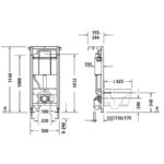 Инсталляция для подвесного унитаза Duravit DuraSystem WD1011000000-фото2