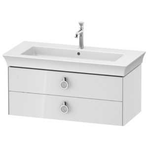 Тумба под раковину Duravit White Tulip WT435208585 белый глянцевый 1000х458х560 мм-фото1