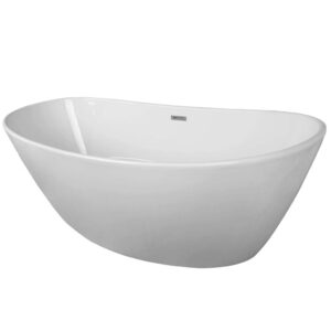 Ванна акриловая Azario EASTON 1800x820x600 отдельностоящая комплект цвет белый AZ-1337-фото1