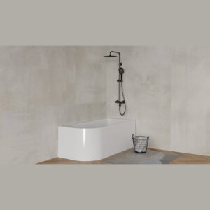 Ванна акриловая Azario Sheer A 1500x800x600 пристенная правосторонняя комплект AZ-1859-B-1.5-фото2