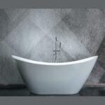 Ванна акриловая Azario MELADO 1800х770х760 отдельностоящая комплект цвет белый AZ-6107-18W-фото2