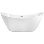 Ванна акриловая Azario MELADO 1800х770х760 отдельностоящая комплект цвет белый AZ-6107-18W-фото1
