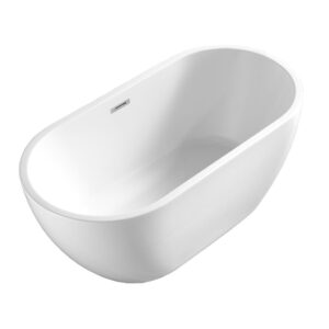 Ванна акриловая Azario BLANCA 1500x750x580 отдельностоящая комплект цвет белый AZ-6602-15075-фото2