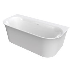Ванна акриловая Azario Alba 1500x800x600 отдельностоящая-пристенная комплект AZ-8695-1.5-фото1