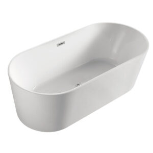 Ванна акриловая Azario BRISTOL 1600х800х580 отдельностоящая комплект цвет белый BRI16080-фото1