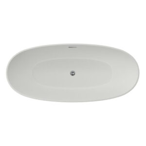 Ванна акриловая Azario DARWIN 1700х750х600 отдельностоящая комплект цвет белый DAR17075-фото2