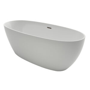 Ванна акриловая Azario DARWIN 1700х750х600 отдельностоящая комплект цвет белый DAR17075-фото1