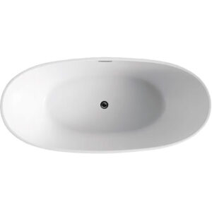 Ванна акриловая Azario GLASGOW 1700х800х665 отдельностоящая комплект цвет белый GLA16778-фото2