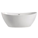 Ванна акриловая Azario GLASGOW 1700х800х665 отдельностоящая комплект цвет белый GLA16778-фото3