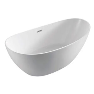 Ванна акриловая Azario GLASGOW 1700х800х665 отдельностоящая комплект цвет белый GLA16778-фото1