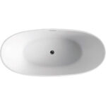 Ванна акриловая Azario GLASGOW 1800х800х665 отдельностоящая комплект цвет белый GLA18080-фото2